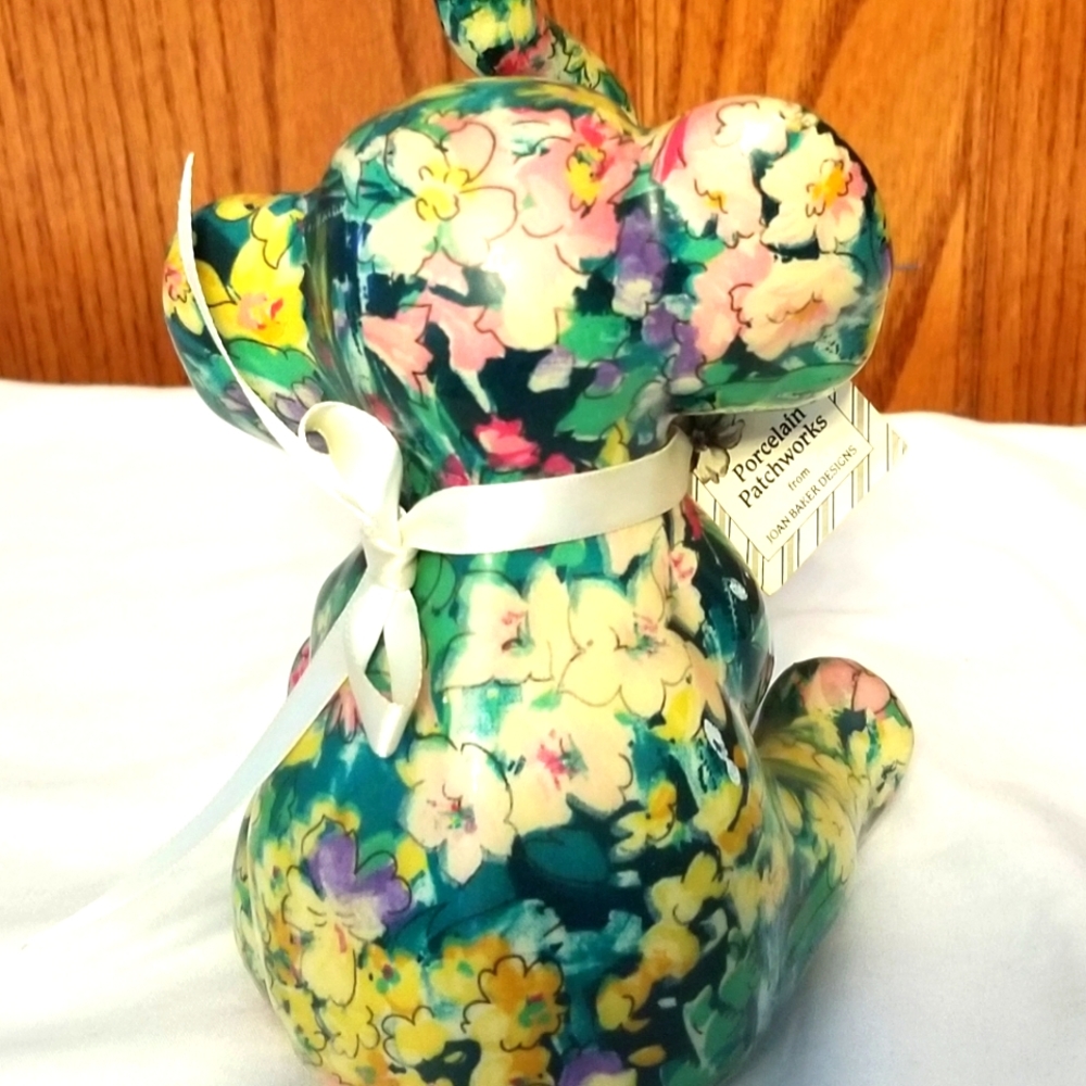 Porcelain Patchworks Elephant - Picture 4 of 5